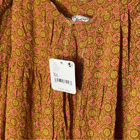 Intimately Free People Printed Crush & Blush Romper - Picture 9 of 9